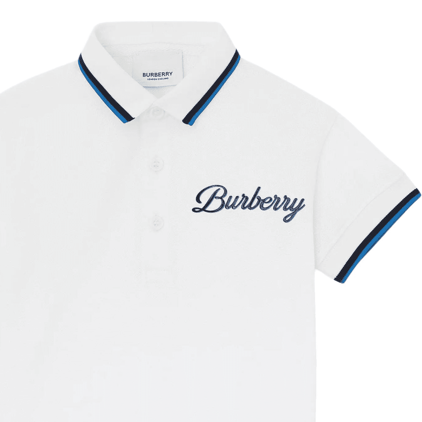 Burberry Белый Kids Поло - изображение 3