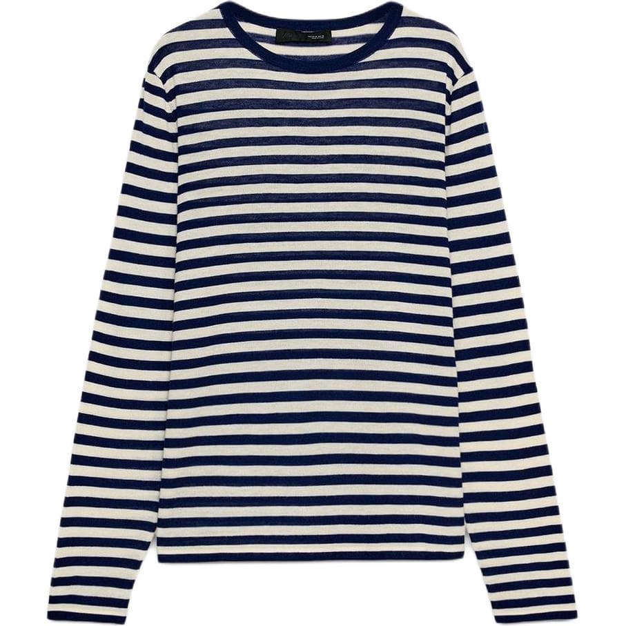 Кофта ZARA Телесный Синий Женский Трикотаж - изображение 1