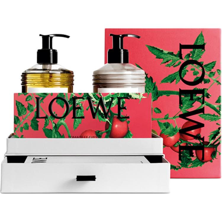 LOEWE Томат Лист Жидкость Мыло Наборы для ухода за телом Ароматический Увлажняющий Эффект 360 мл + 360 мл + 290 г - изображение 2