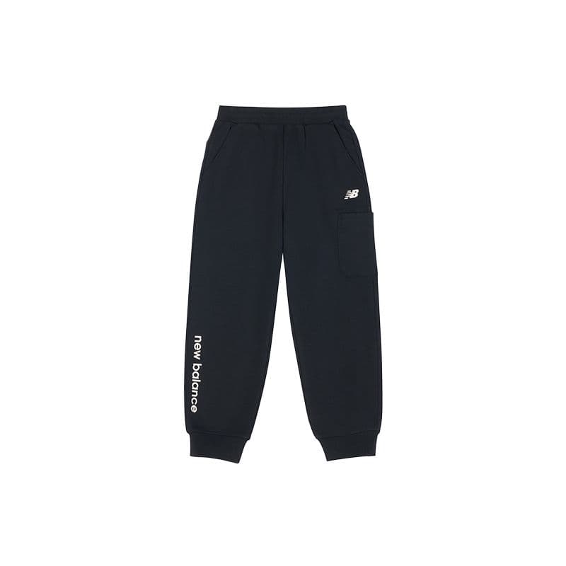 New Balance Спортивные трикотажные брюки С флисовой подкладкой Теплоизоляционный Эластичный манжет Эластичный пояс - изображение 1