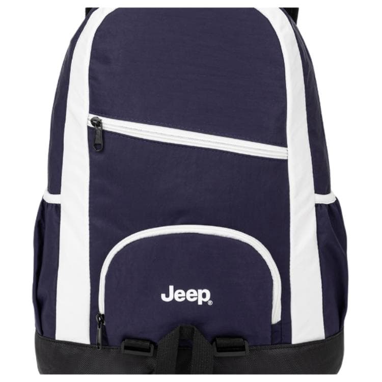 Рюкзак Jeep Нейлоновый Рюкзак Стандартный (Standard) Унисекс Синий Белый Многоцветный - изображение 5