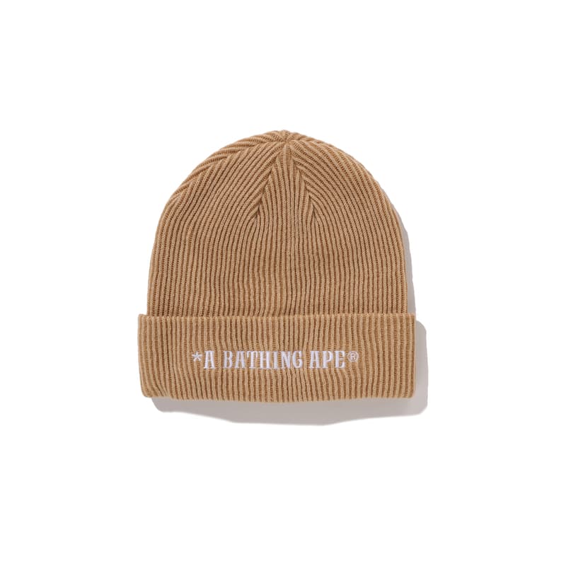 Шапка A BATHING APE Акриловые шапки-бини унисекс - изображение 1