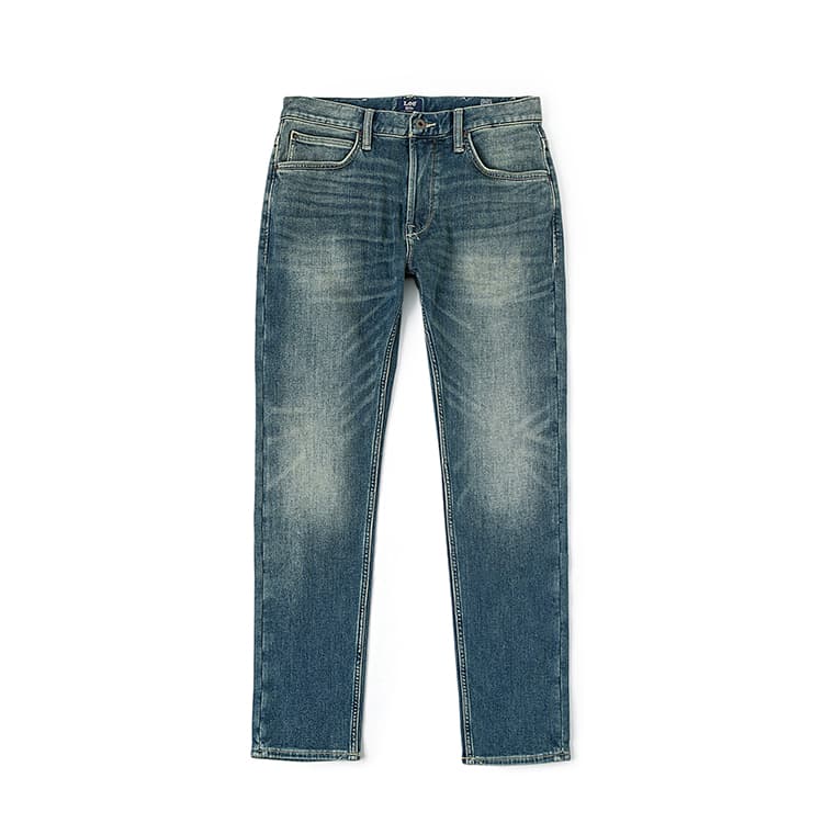 Штаны Lee Medium Dark Blue Men's Jeans Ли Мид Темно-Синий Мужские Джинсы - изображение 1