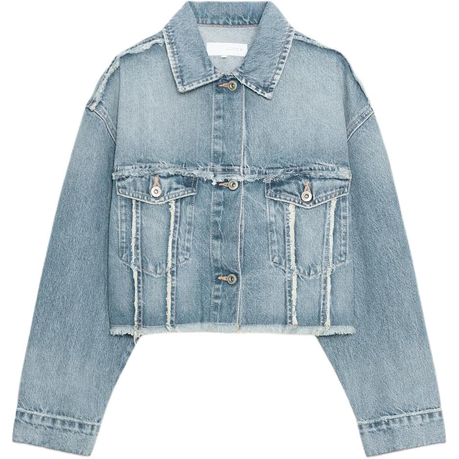 ZARA Trf Blue Women's Denim Jackets - изображение 1
