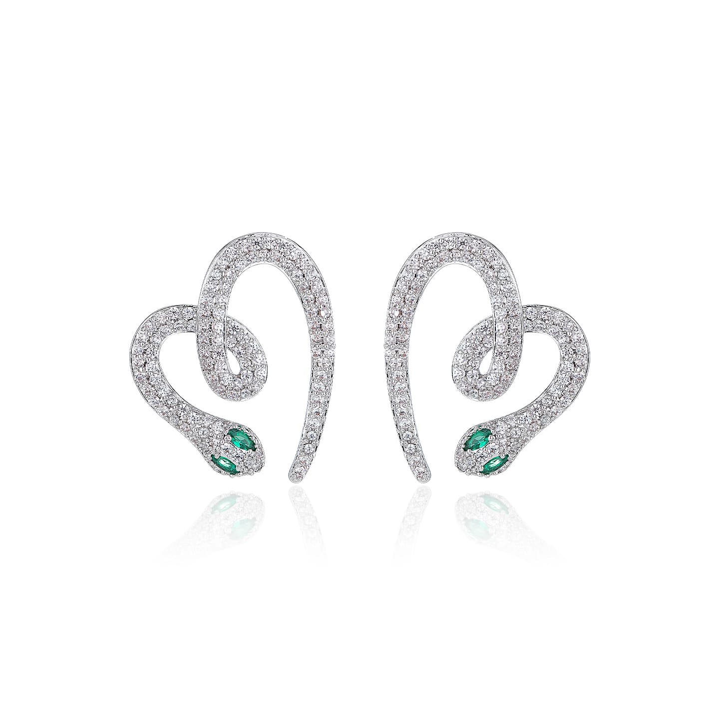 Серьги Серьги QLADY из серебра 925 пробы женские - изображение 1