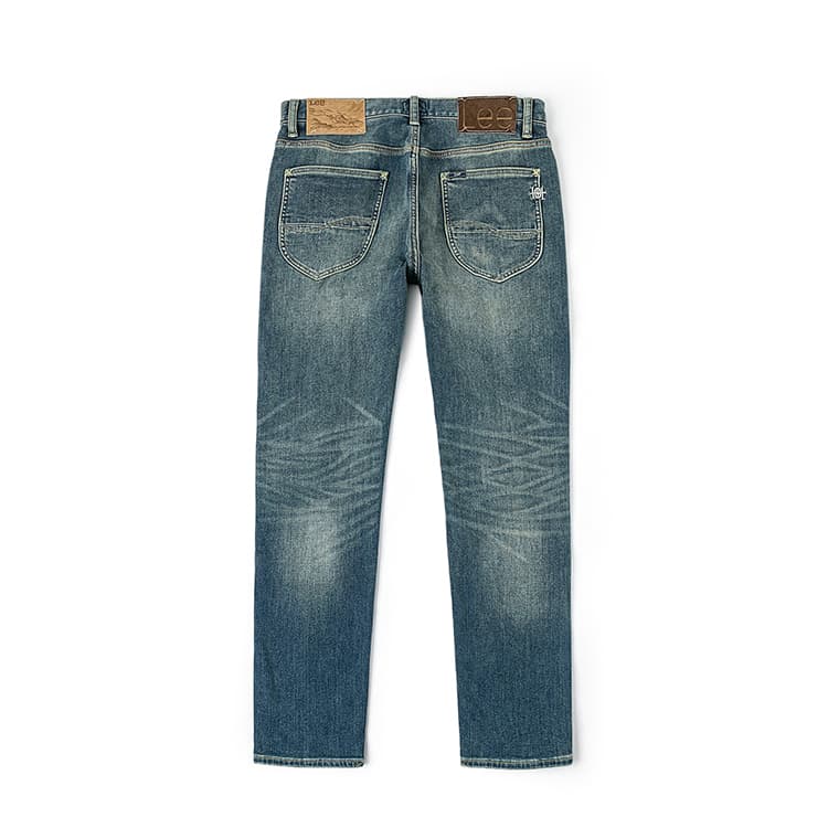 Штаны Lee Medium Dark Blue Men's Jeans Ли Мид Темно-Синий Мужские Джинсы - изображение 2