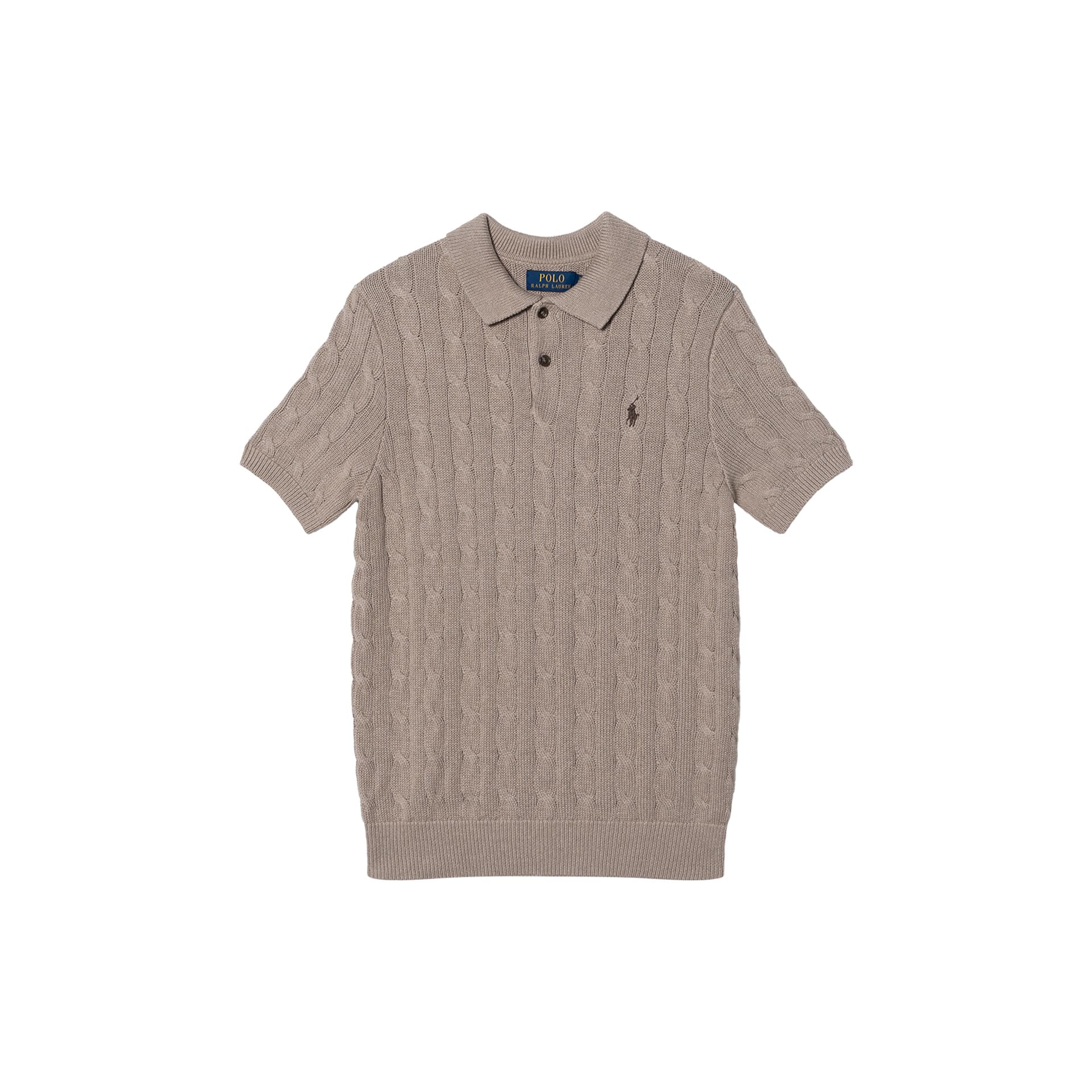 Polo Ralph Lauren SS25 Трикотаж Стандартный размер Men's Natural Коричневый - изображение 1