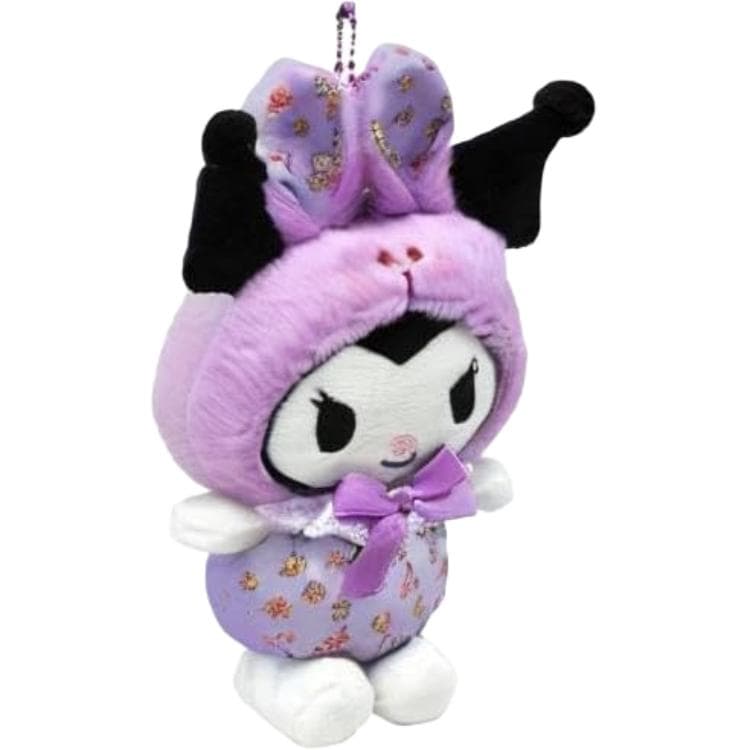 Sanrio Floral Кролик Черный Рис Талисман Мягкие брелоки-игрушки 18 см Высота - изображение 2