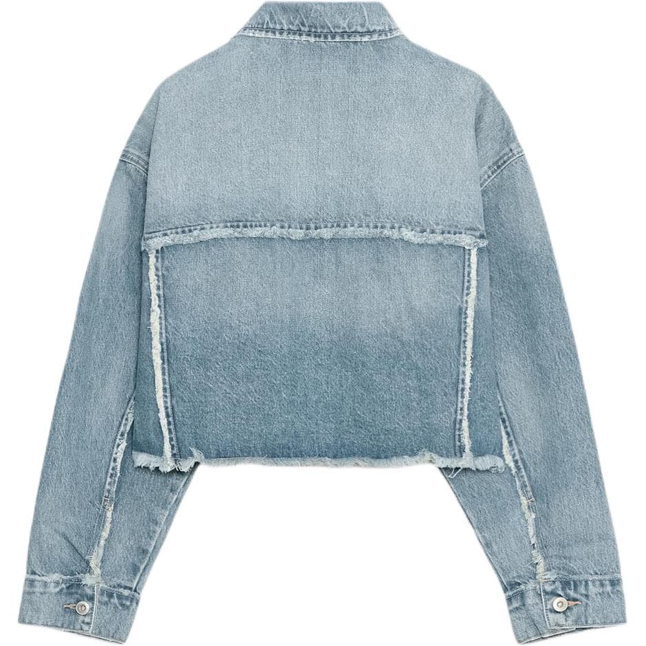 ZARA Trf Blue Women's Denim Jackets - изображение 2