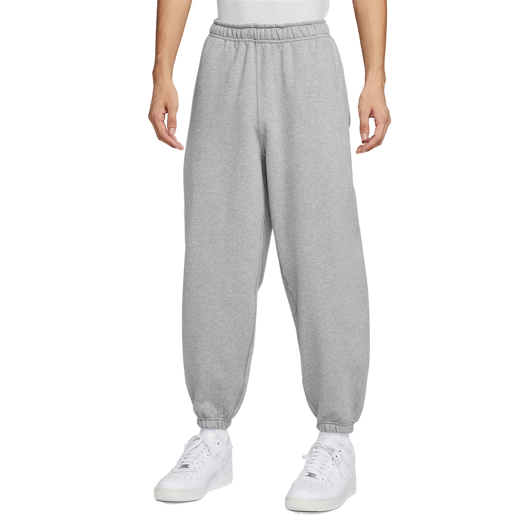 Штаны Nike Solo Swoosh Повседневные штаны Мужские Темно-серые - изображение 3