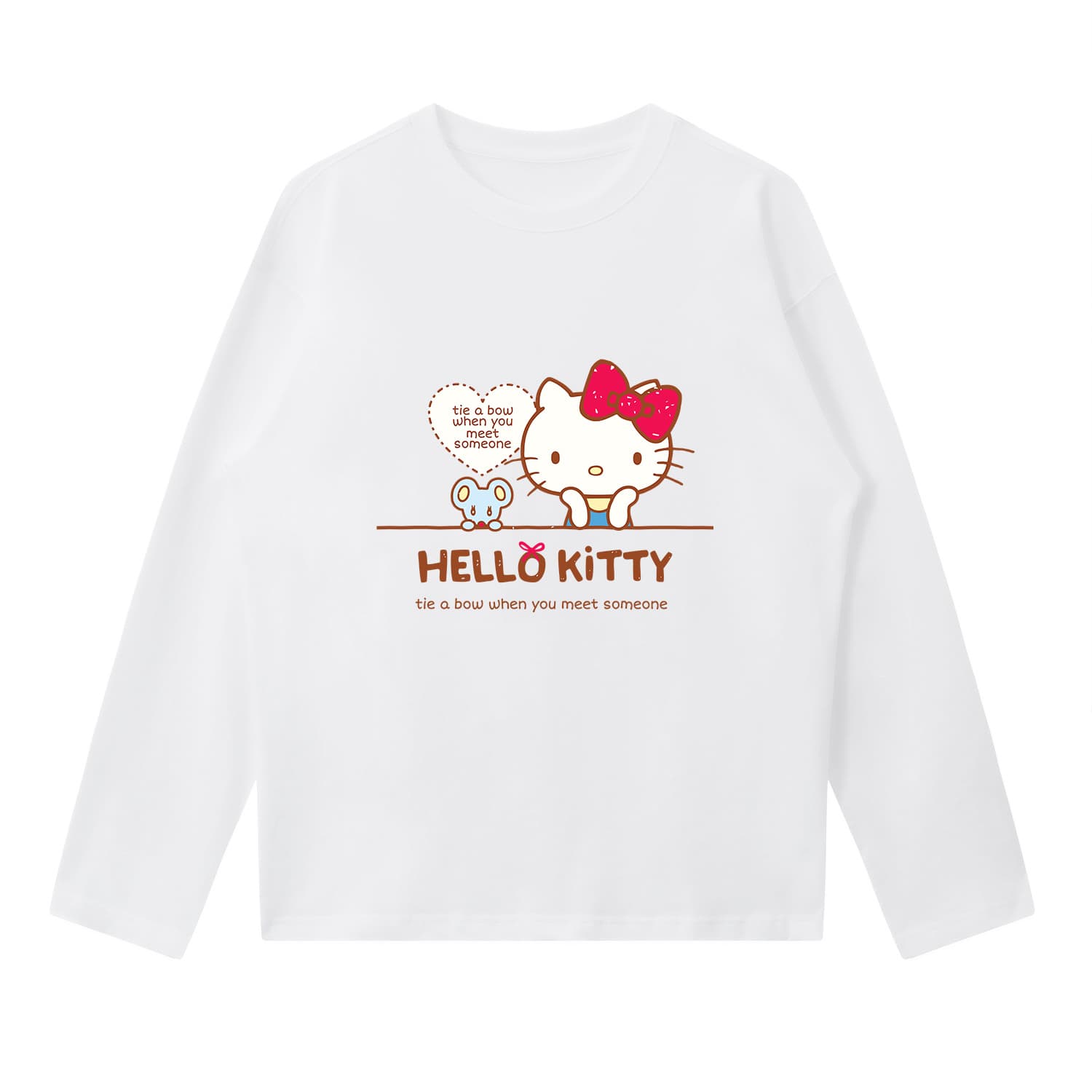 Футболка Sanrio x Hello Kitty Хелло Китти SS25 T Рубашка Унисекс - изображение 1