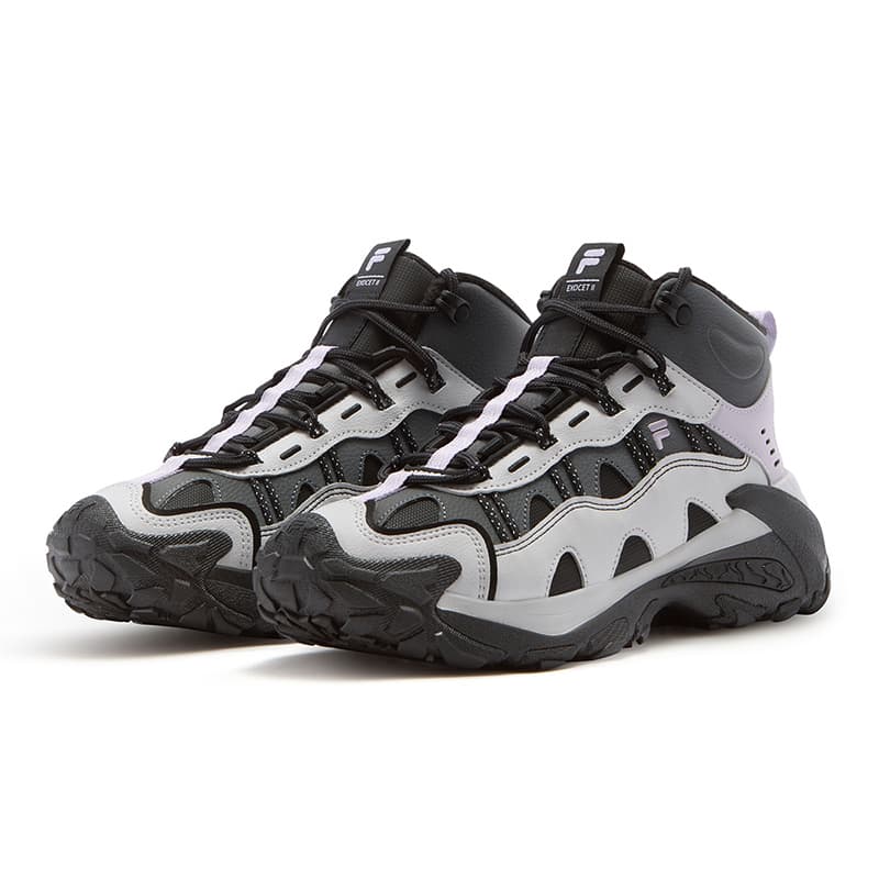 Кроссовки FILA FUSION EXOCET II Mountains Shoe 2 Синтетическая кожа MID Повседневная обувь Женская Серый Замковая - изображение 3