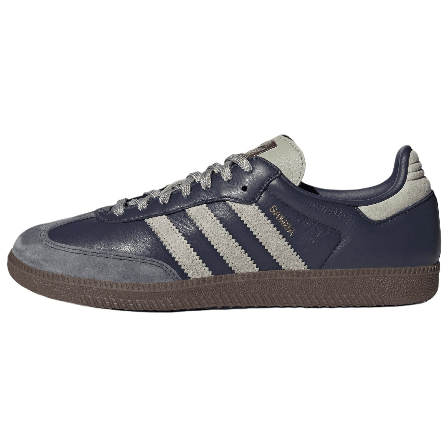 Кроссовки Adidas Originals Samba OG Кеды немецкой армии (GAT) Унисекс Темно-синий - изображение 1