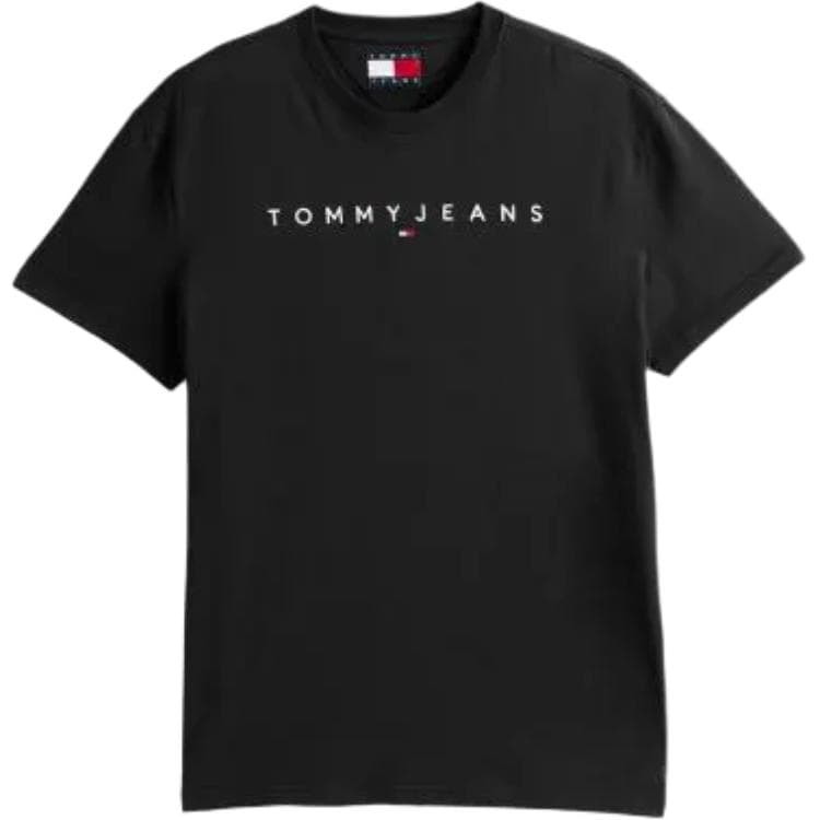 Футболка Tommy Hilfiger Мужские Черные T-Рубашки - изображение 1