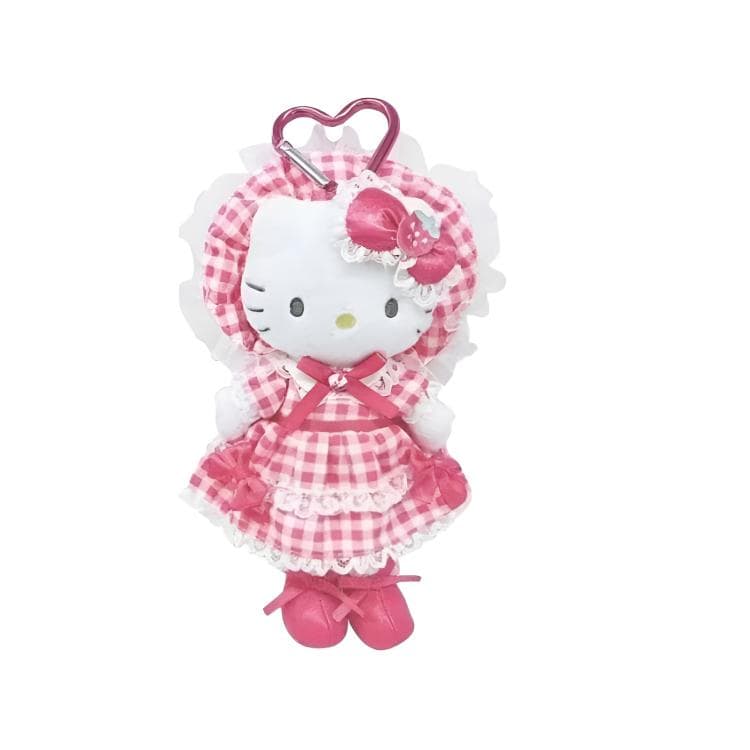 Sanrio x Hello Kitty NIC Kitty Стиль светской львицы Мягкие брелоки-игрушки 17 см Длина корпуса - изображение 1