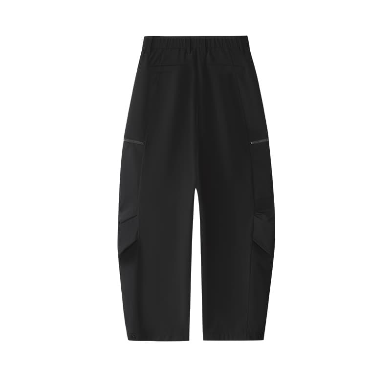 Штаны FILA FUSION Рабочий стиль Полные брюки Женские Глубокий черный - изображение 2