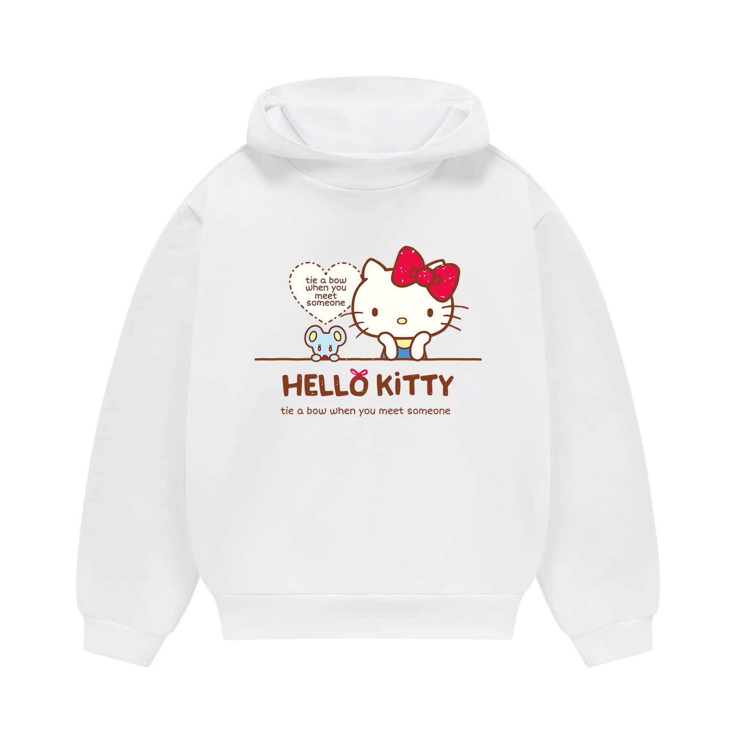 Худи Sanrio x Hello Kitty SS25 Унисекс Толстовка - изображение 1