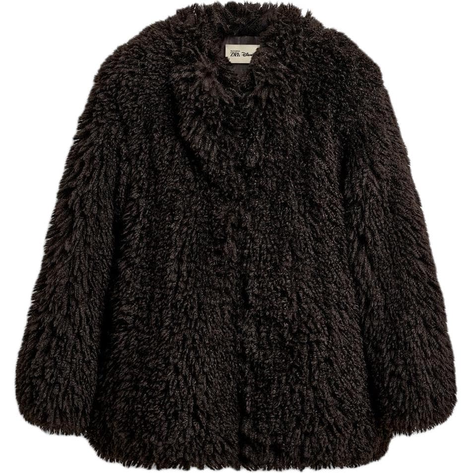 ZARA X Disney X Harry Lambert FW25 Бархатное пальто женское - изображение 1