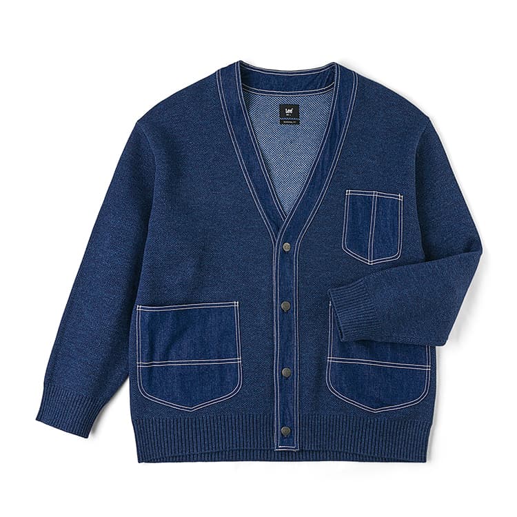 Кофта Мужские свитеры Lee co-branded модели Вересковый синий - изображение 1