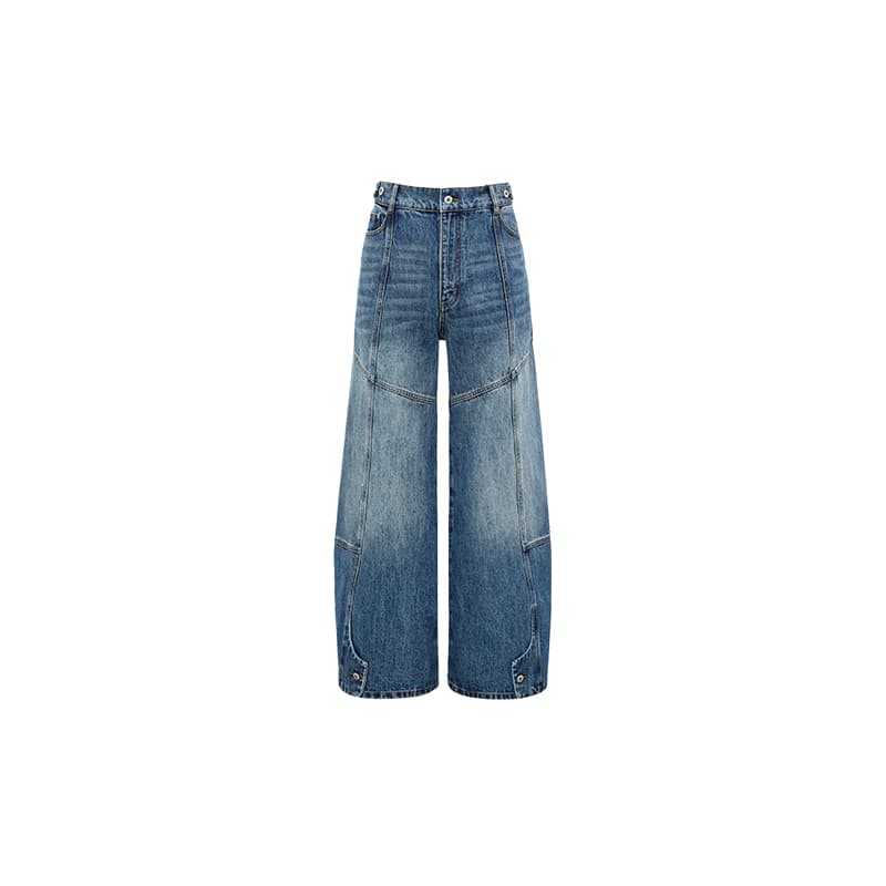 Штаны Feng Chen Wang Blue Unisex Jeans Фэн Чэнь Ванг Синий Унисекс Джинсы - изображение 1