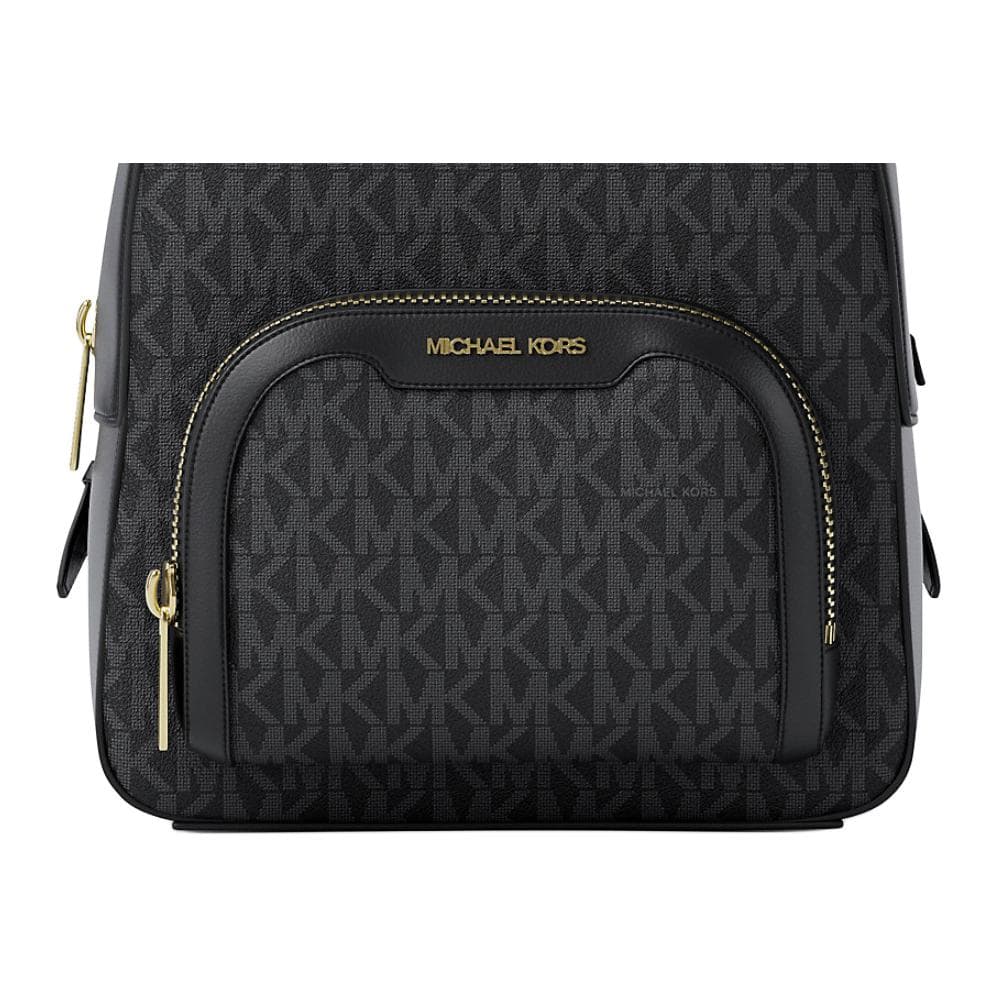 Рюкзак MICHAEL KORS Jaycee Покрытый холст Рюкзак Мини-версия Женские Черный - изображение 4