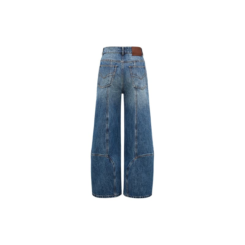 Штаны Feng Chen Wang Blue Unisex Jeans Фэн Чэнь Ванг Синий Унисекс Джинсы - изображение 2