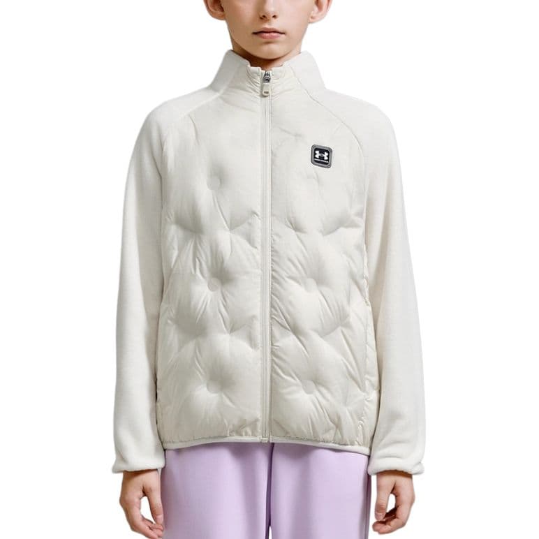 Under Armour Кремовый Белый Kids Пуховики - изображение 1