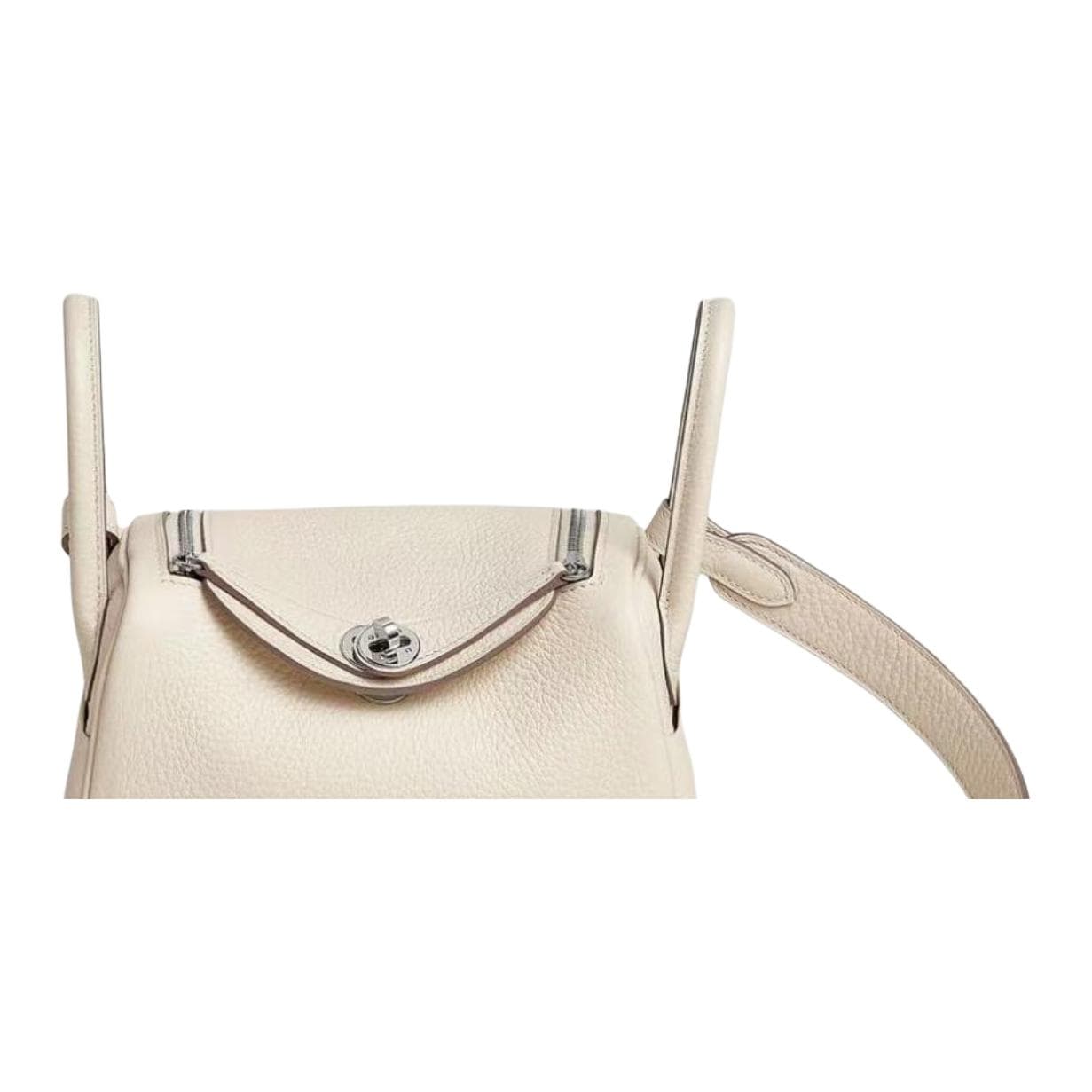 Сумка HERMES Lindy Taurillon Clemence 10 Craie - изображение 5