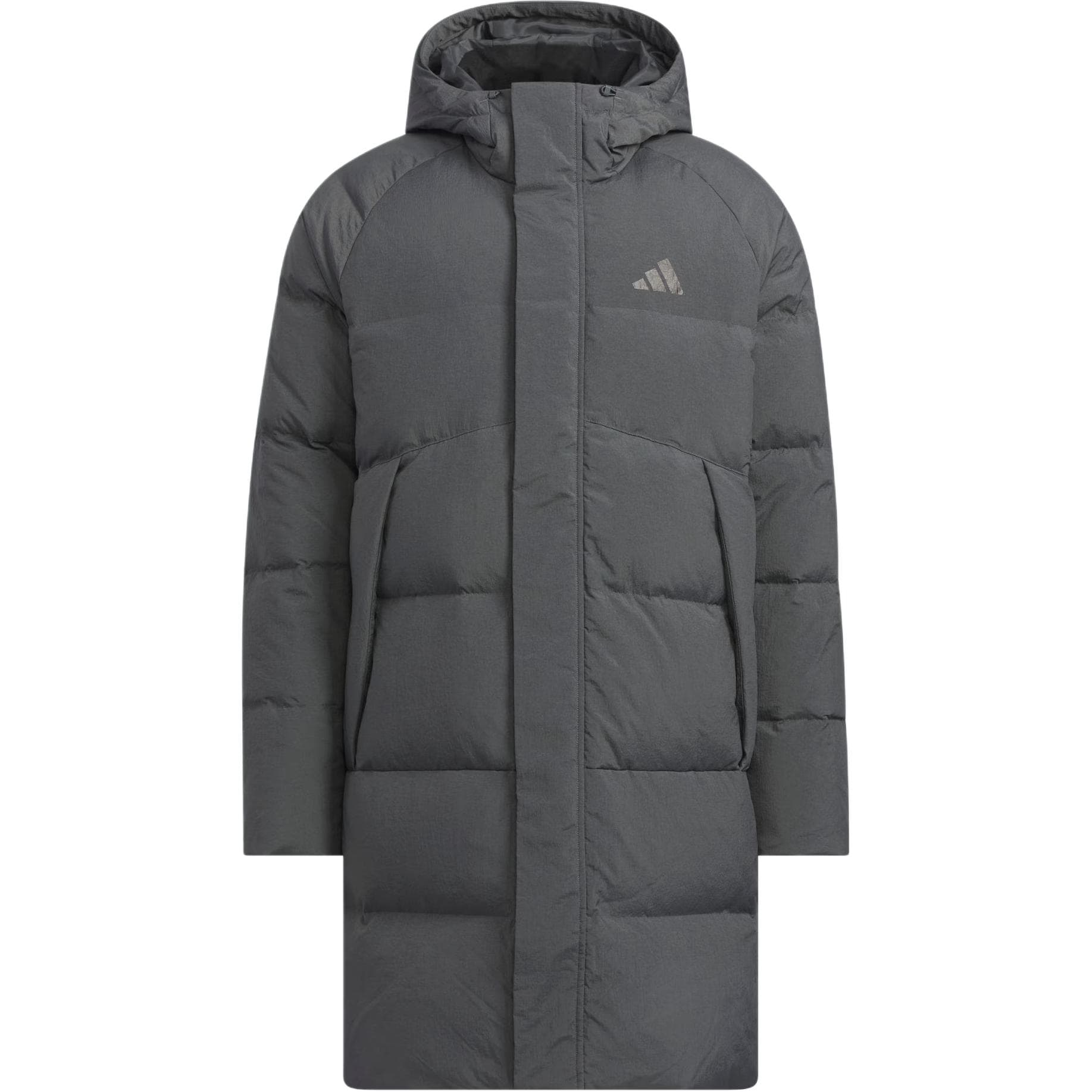 Зимняя куртка Adidas Темно-серый Мужской Пуховик - изображение 1