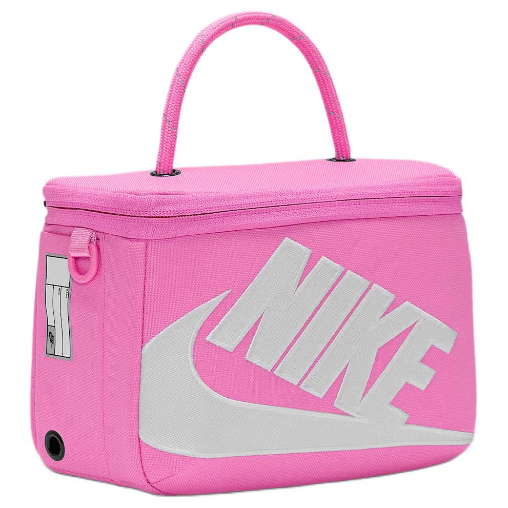 Сумка Nike Ткань Коробка Сумка Женская Розовая и Белая - изображение 2