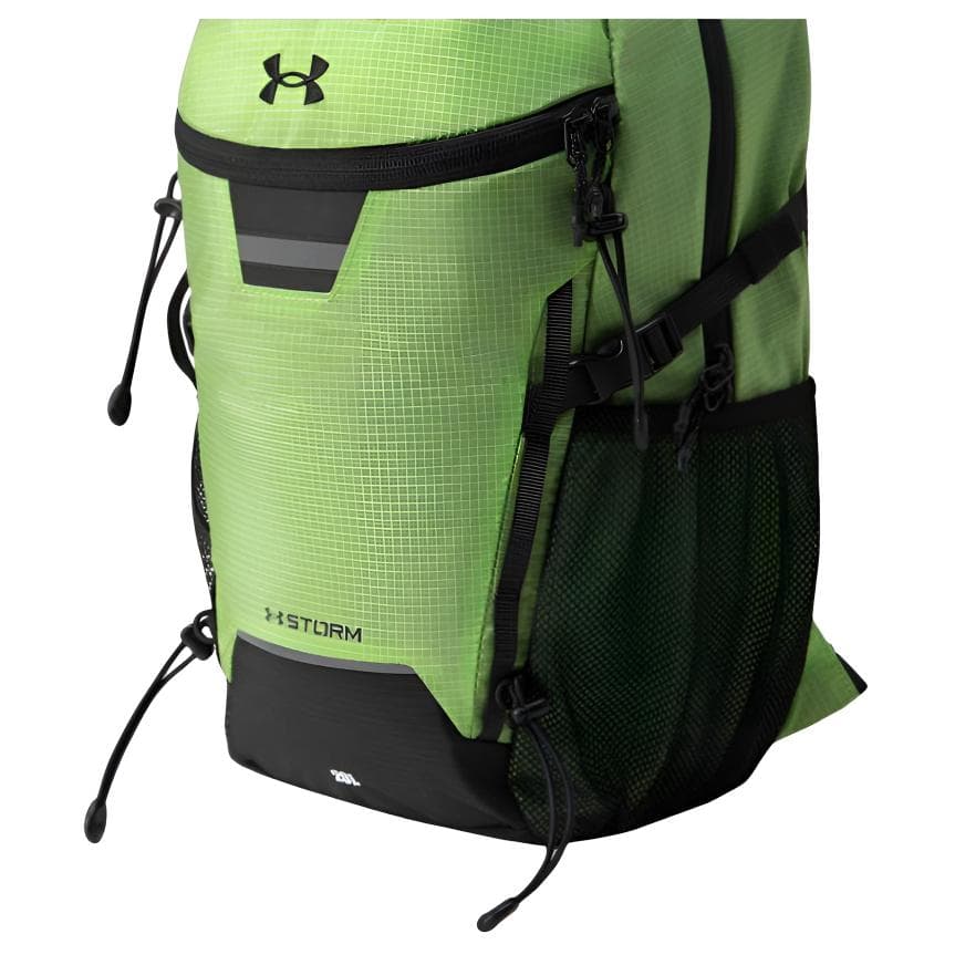 Рюкзак Under Armour из полиамида унисекс неонового зеленого цвета - изображение 3
