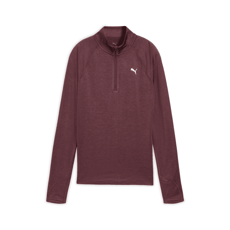 Футболка PUMA RUN VELOCITY CLOUDSPUN 14 ZIP logo T - изображение 1