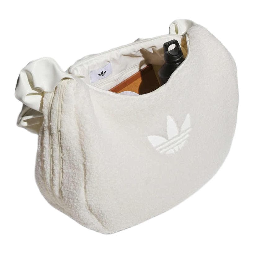 Мини-сумка Adidas Originals Cloud Сумка из полиэстерового волокна с трилистником плечевая сумка белая женская - изображение 3