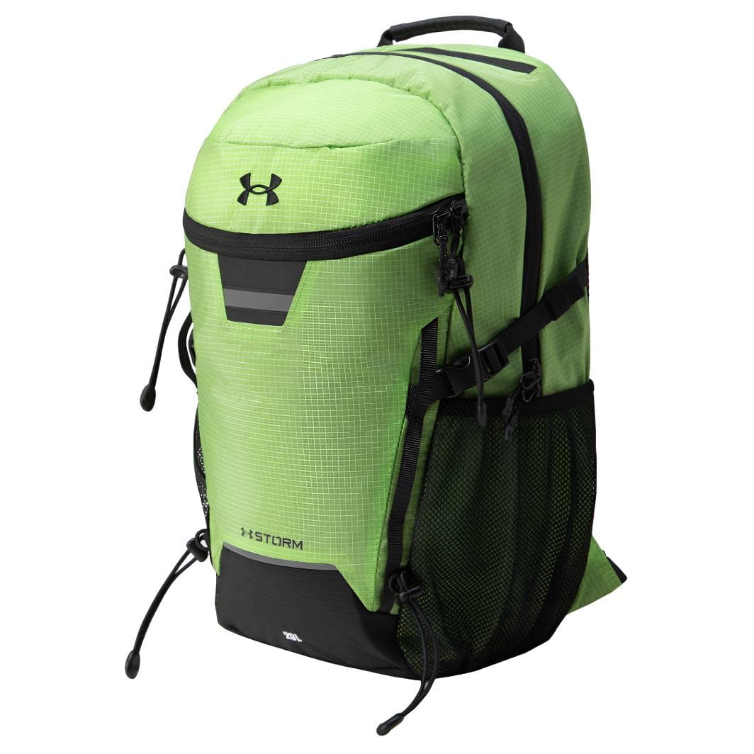 Рюкзак Under Armour из полиамида унисекс неонового зеленого цвета - изображение 1