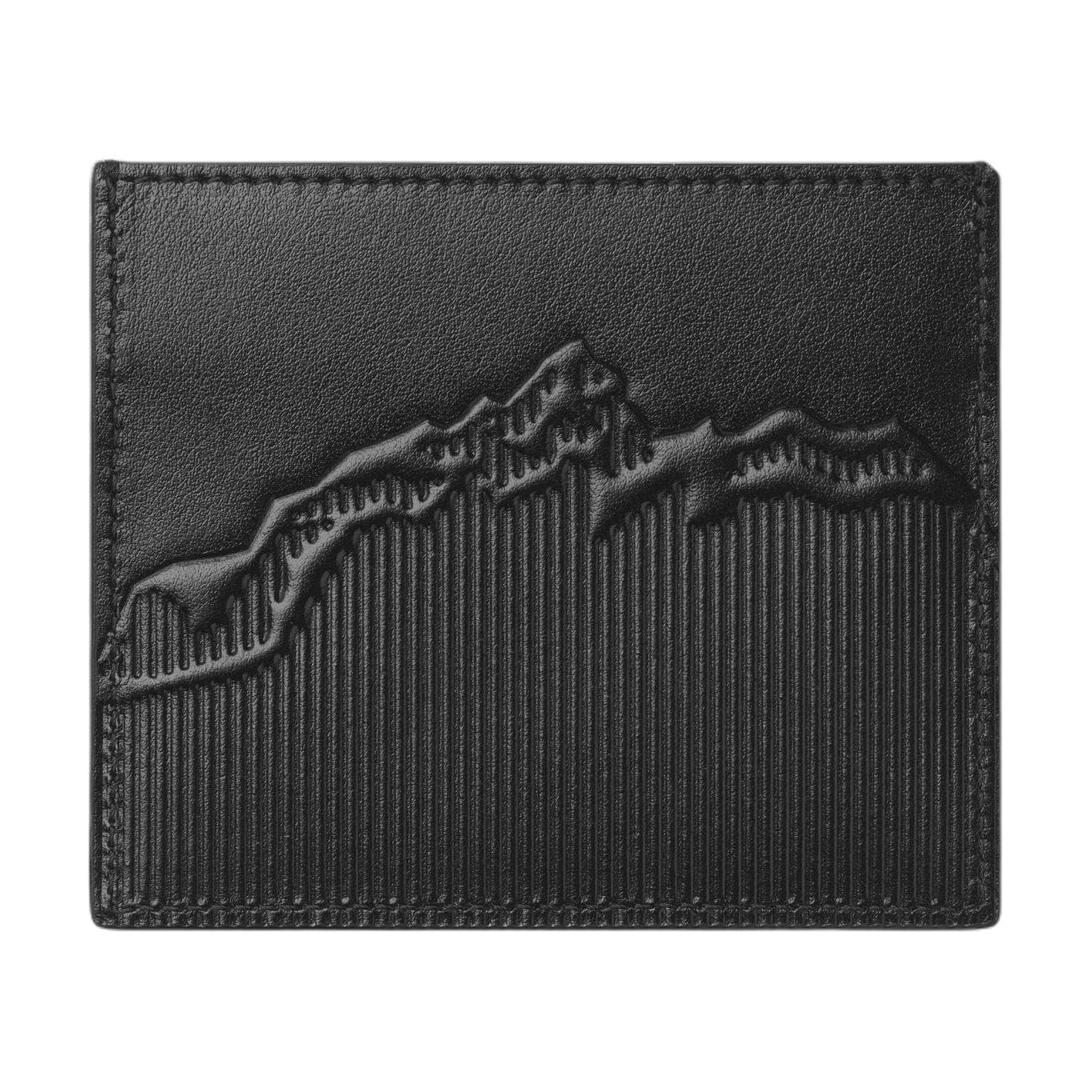 Картхолдер MONTBLANC Meisterstuck Кожаный держатель для карт Мужской Черный - изображение 2