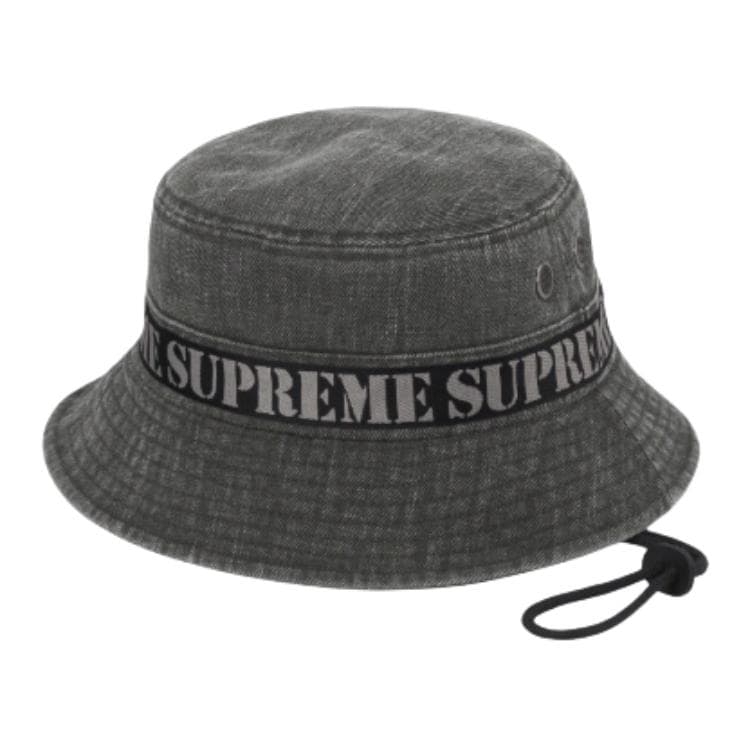 Панама Supreme SS23 WEEK17 STENCIL WEBBING BOONIE - изображение 1