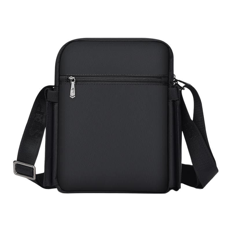Мини-сумка SEPTWOLVES Oxford Crossbody Bag Сумка через плечо Большая мужская черная - изображение 4