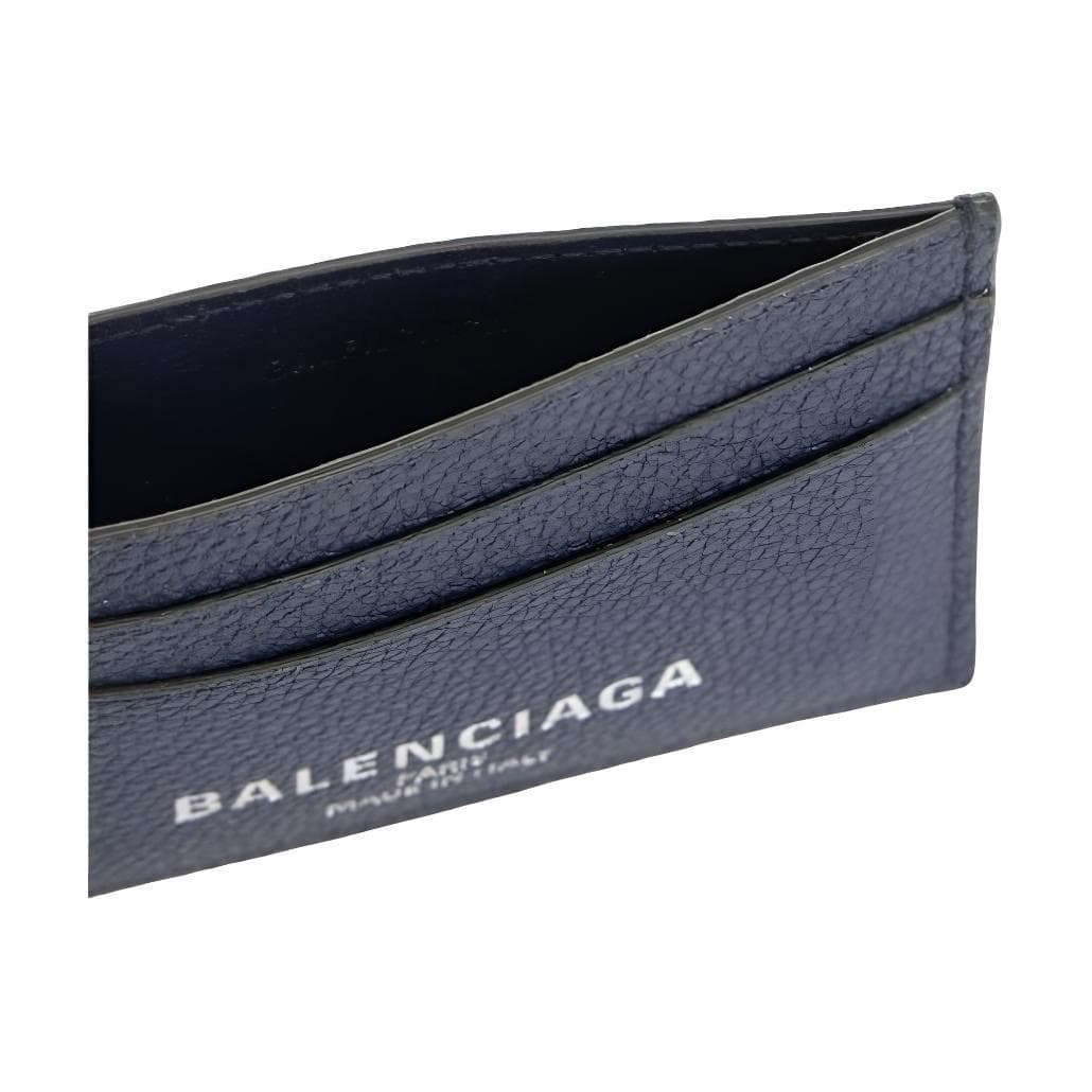Кошелек Balenciaga Мужской кошелек из телячьей кожи синий - изображение 5