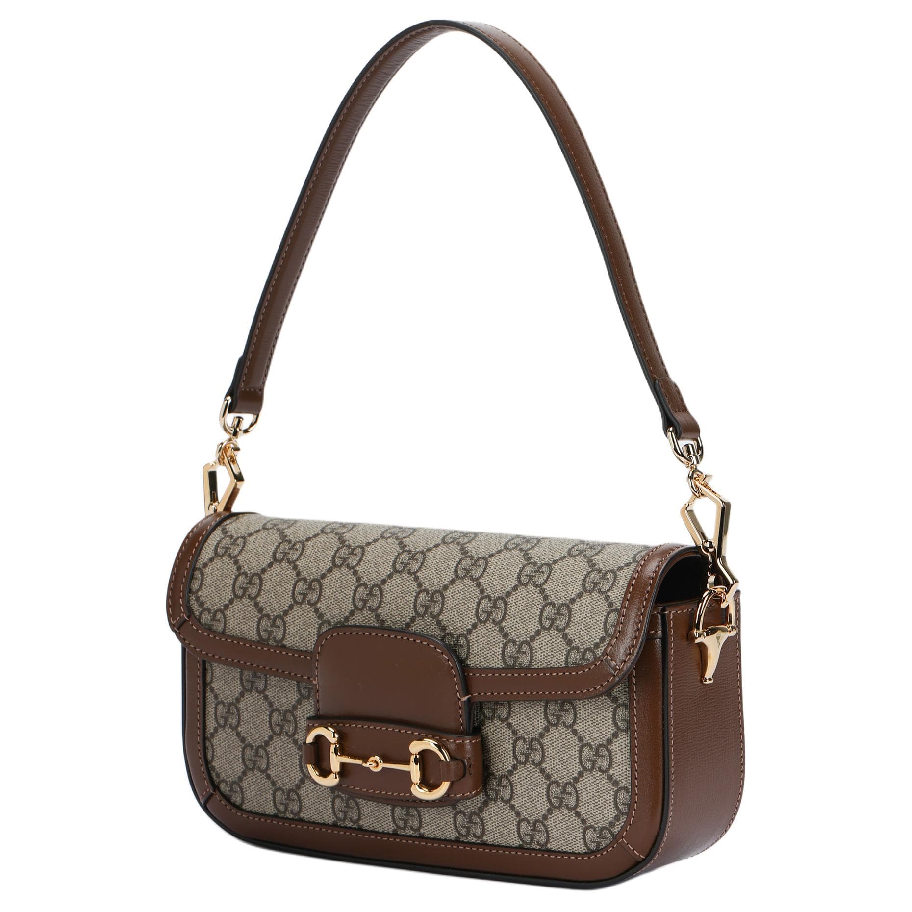 Мини-сумка Gucci Horsebit 1955 Brown - изображение 2