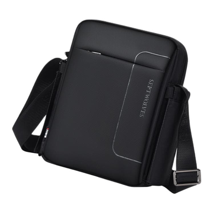 Мини-сумка SEPTWOLVES Oxford Crossbody Bag Сумка через плечо Большая мужская черная - изображение 3