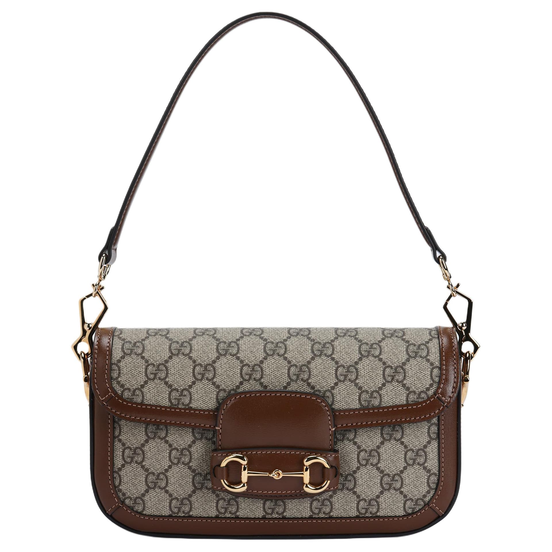 Мини-сумка Gucci Horsebit 1955 Brown - изображение 1