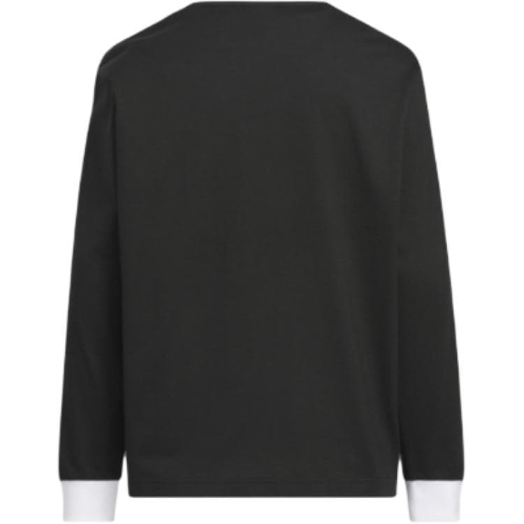 Футболка Adidas Originals Trefoil Черные Детские Рубашки - изображение 2