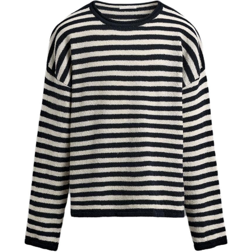 Кофта ZARA Striped Ribbed Crewneck Sweater - изображение 1