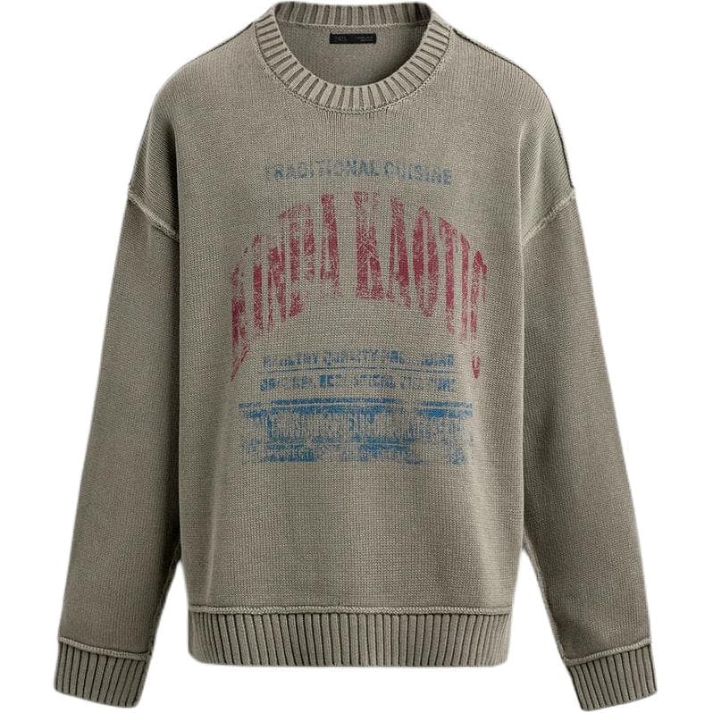 Кофта ZARA Серые Мужские Свитера - изображение 1