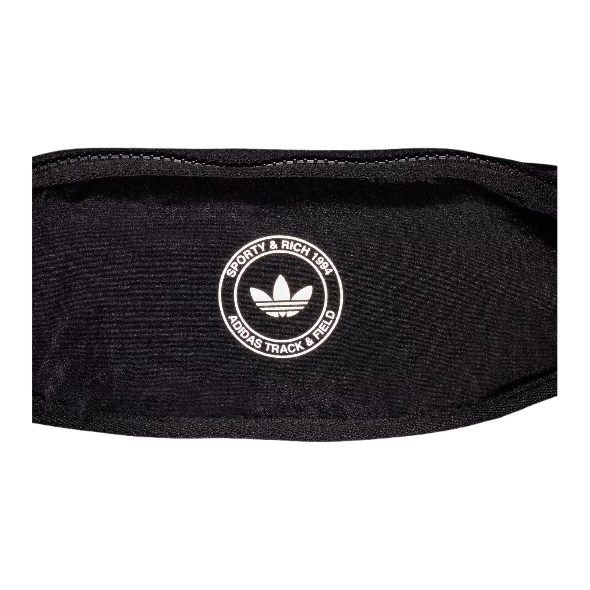 Поясная сумка Adidas Originals x Sporty Rich Коллаборация Полиамид Поясная Сумка (Бандана) Стандартная Женская Черная - изображение 4