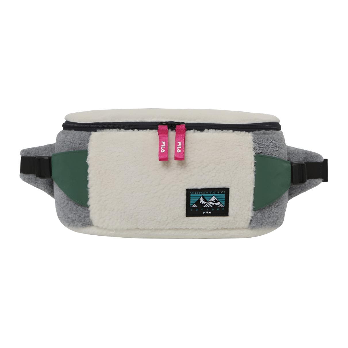 Поясная сумка Fila BTS x Fila on The Street Winter Collection Explore Hip Sack Cream - изображение 1