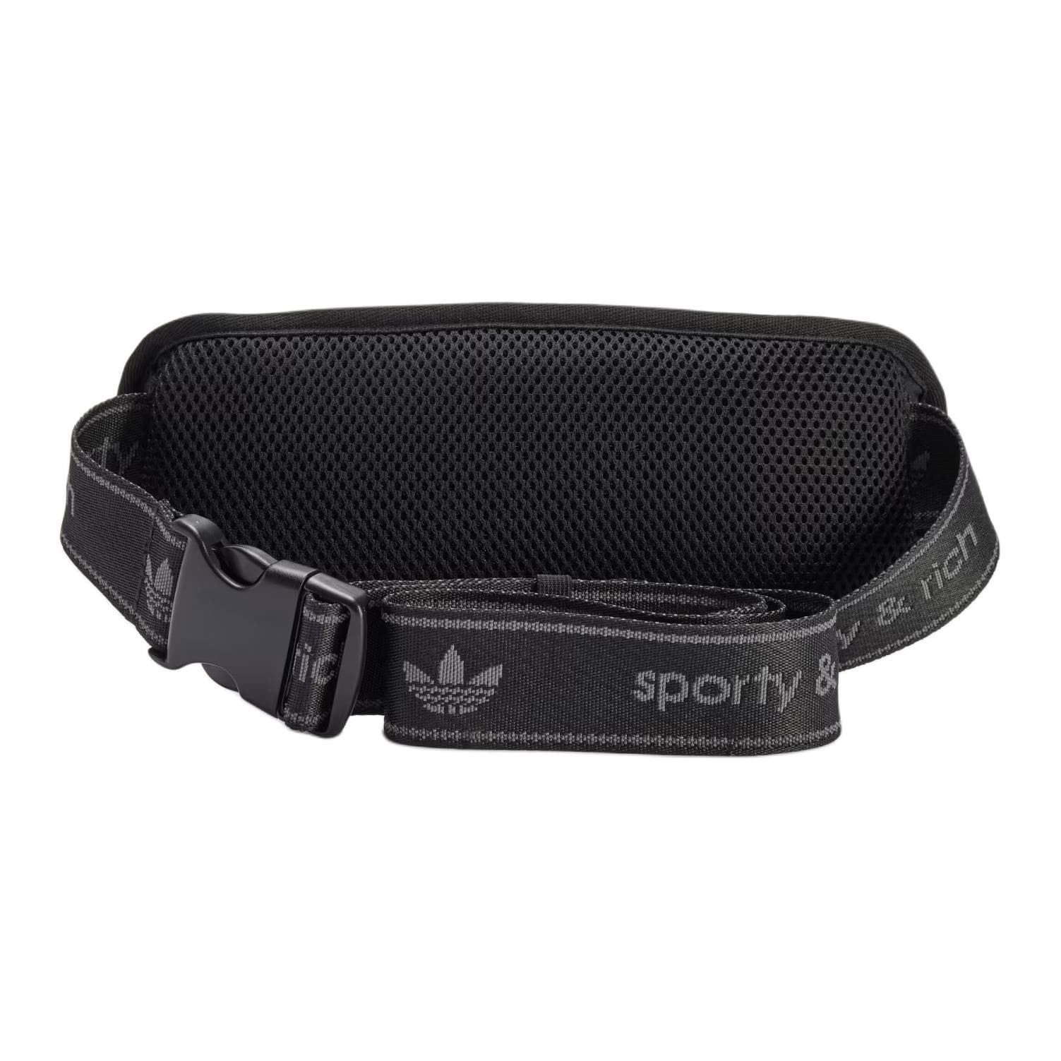 Поясная сумка Adidas Originals x Sporty Rich Коллаборация Полиамид Поясная Сумка (Бандана) Стандартная Женская Черная - изображение 2