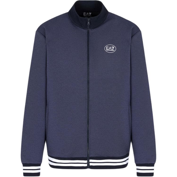 Худи EMPORIO ARMANI EA7 Мужская толстовка с молнией, стойким воротником и длинными рукавами - изображение 1