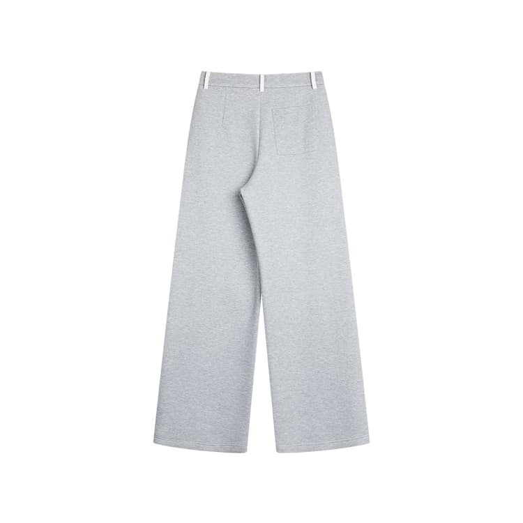 Штаны ELLE Light Gray Women's Casual Pants ELLE Светло-серые женские повседневные штаны - изображение 2