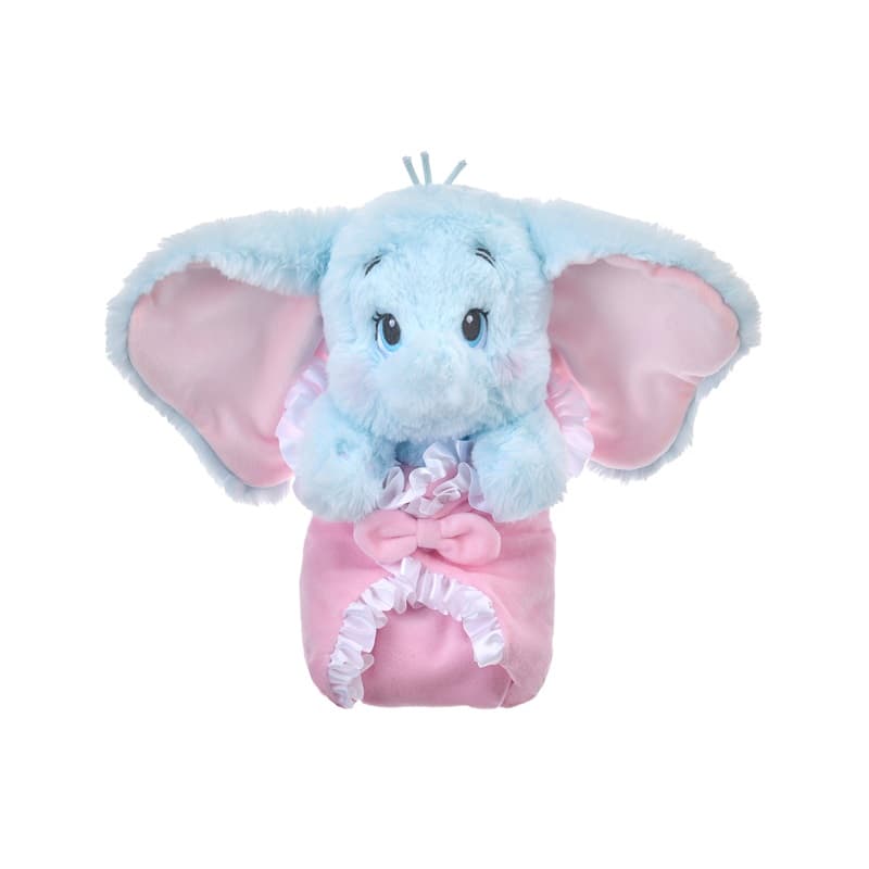Мягкая игрушка Disney x Disney Store Cute Eye Baby Маленький Летающий Слон Синие Куклы Мягкая Игрушка 24 см Длина Тела - изображение 3